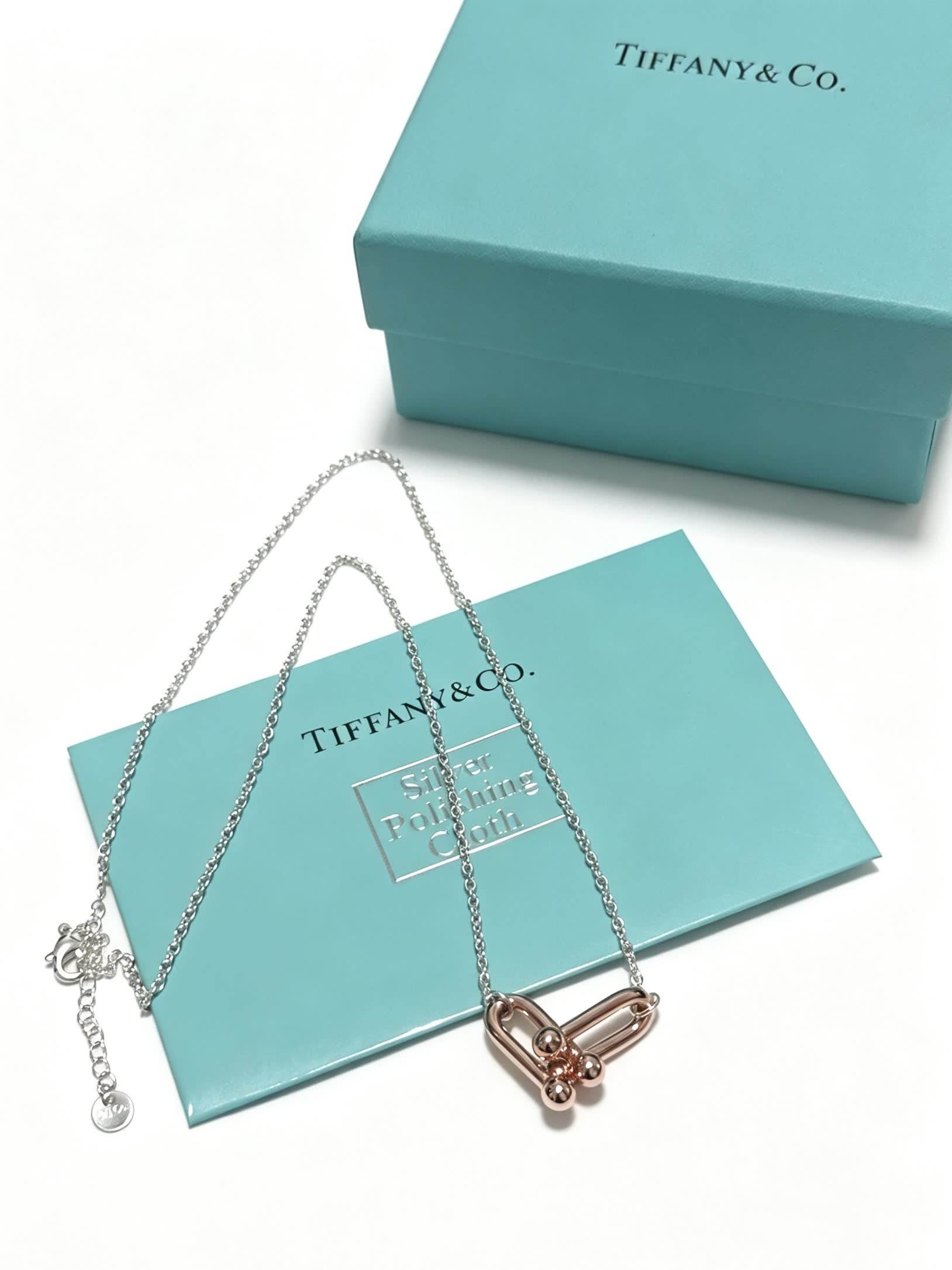 Tiffany & Co. Elsa Peretti® Sterling Silver Heart Link Necklace